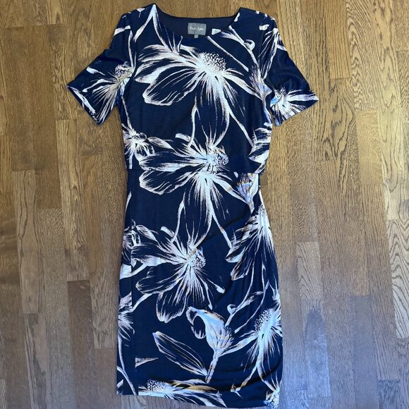 Phase Eight Daisy Etched Purple and Pink Floral - Size 10 - Picture 5 of 11